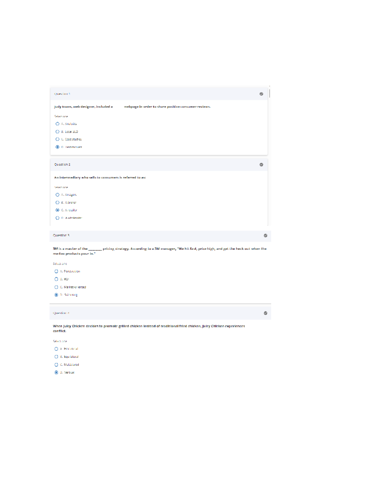 MKT315 Topic 8 Final Exam MKT315 Studocu