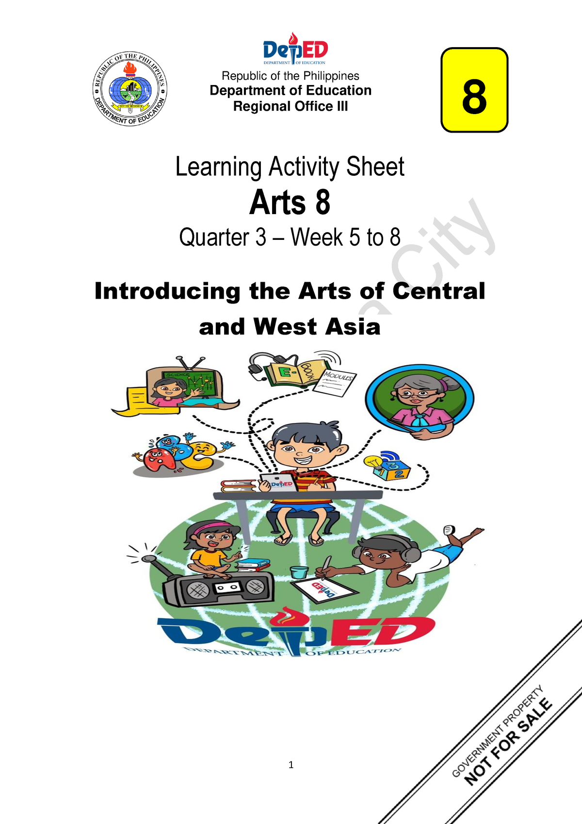 3RD Quarter Grade 8 ARTS Learning Activity Sheets WEEK 5 8 Final ...