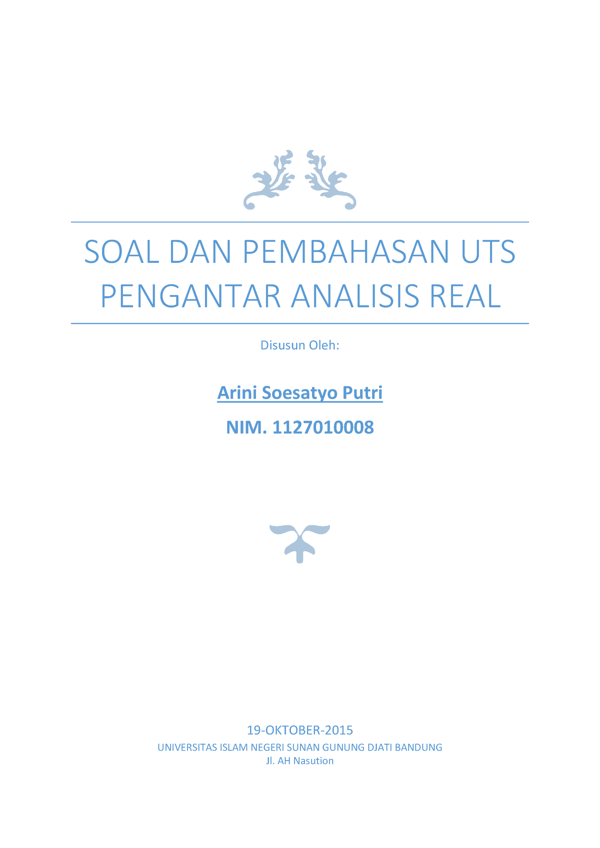 Pembahasan Soal UTS Pengantar Analisis R - SOAL DAN PEMBAHASAN UTS ...