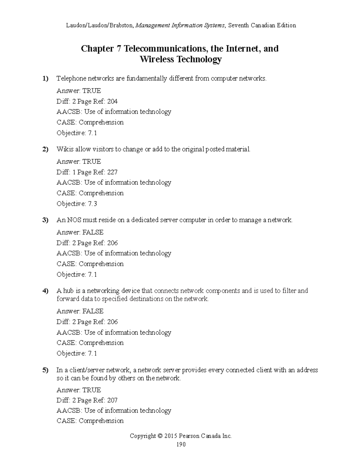 Laudon 7ce Tif 07 - N/A - Chapter 7 Telecommunications, The Internet ...