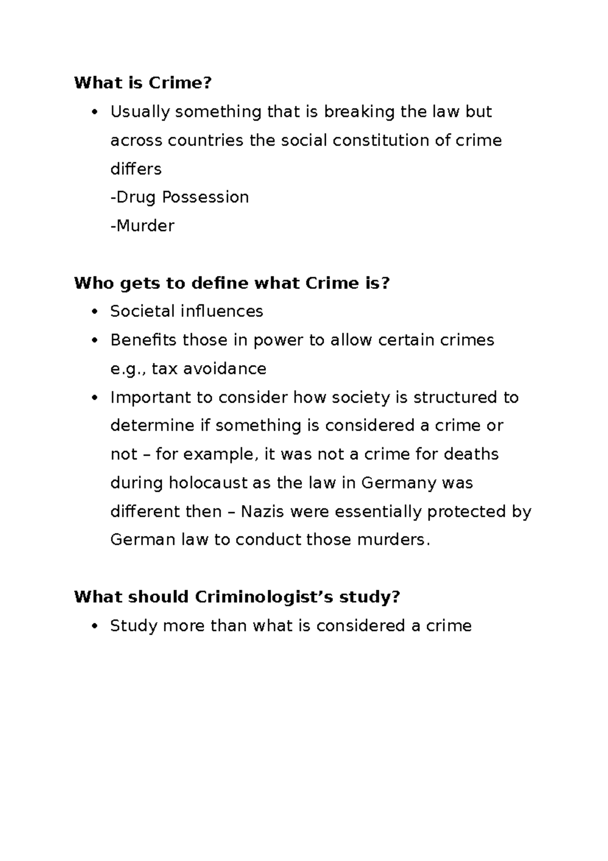 What is Crime - dddd - What is Crime? Usually something that is ...