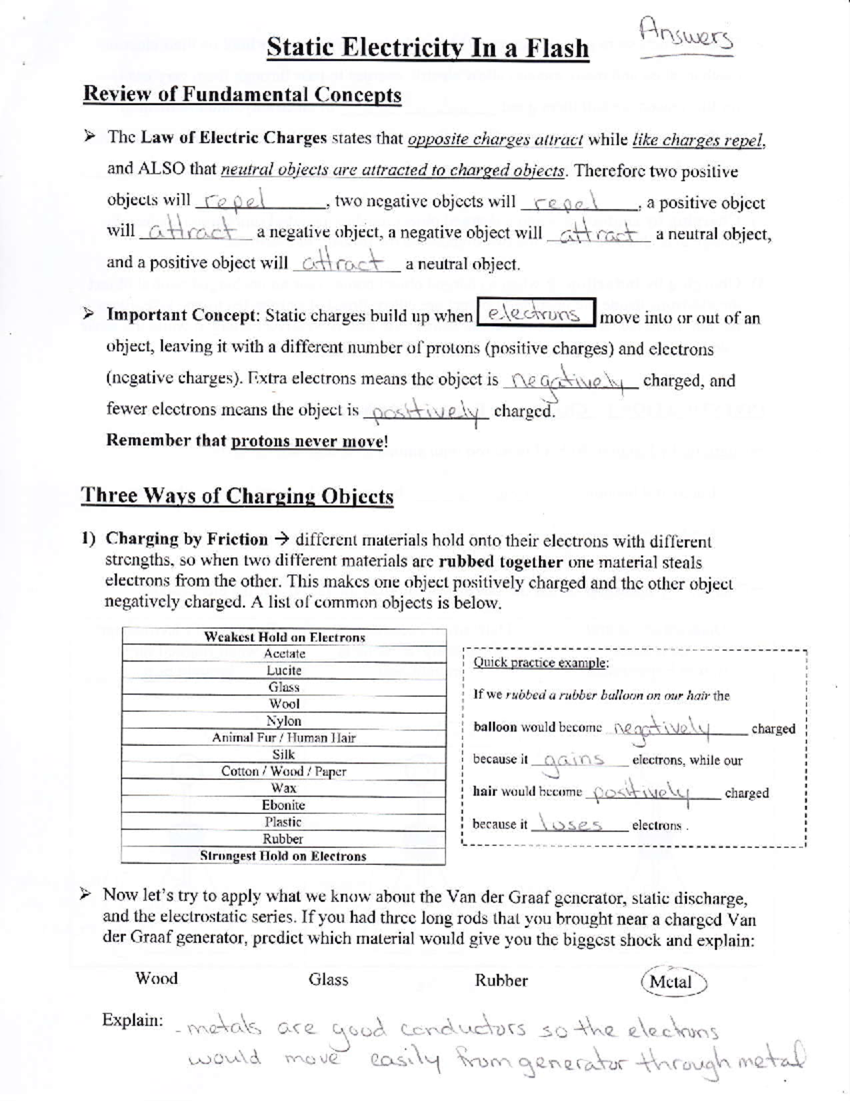 law-of-electric-charges-filled-in-note-answers-static-electricitv