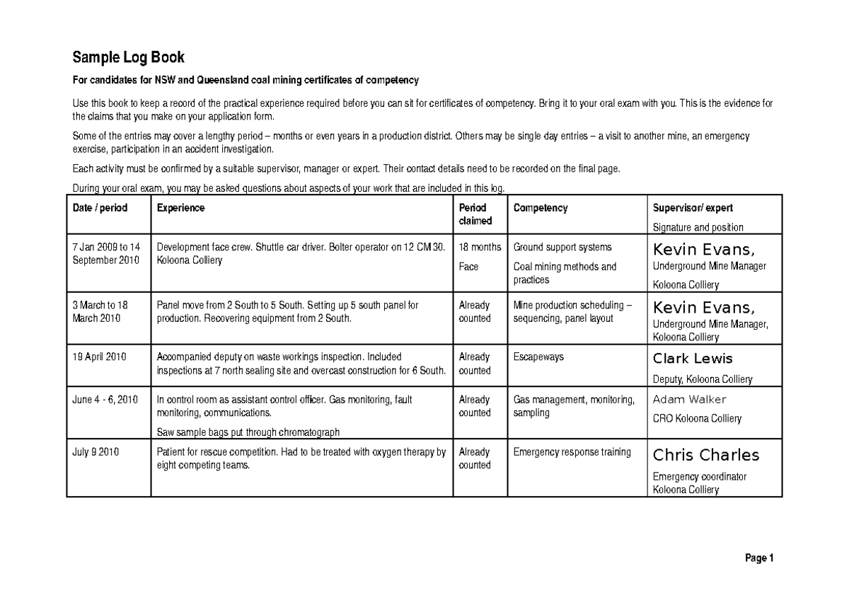 example-of-logbook-for-practical-student-pippa-piper