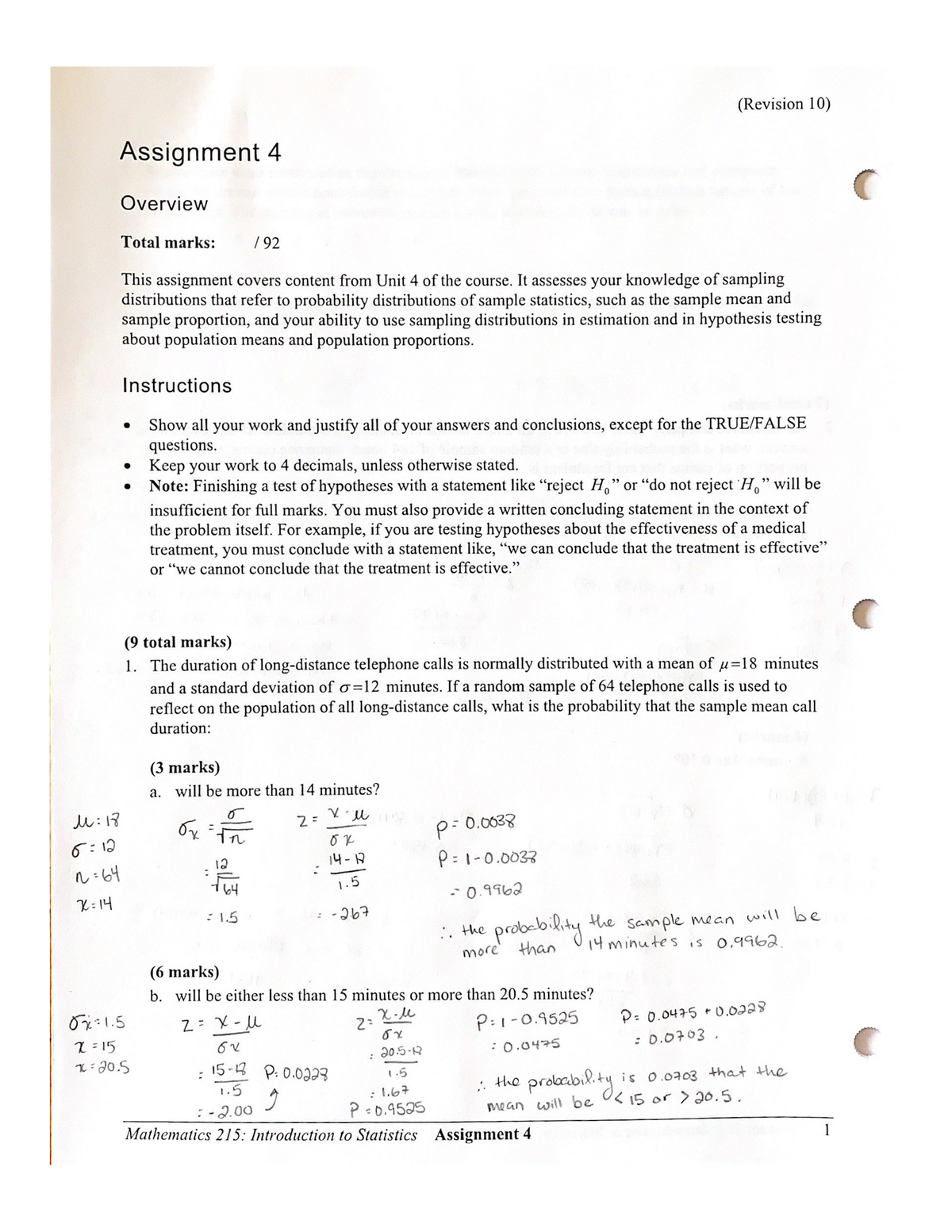 math 215 assignment 4