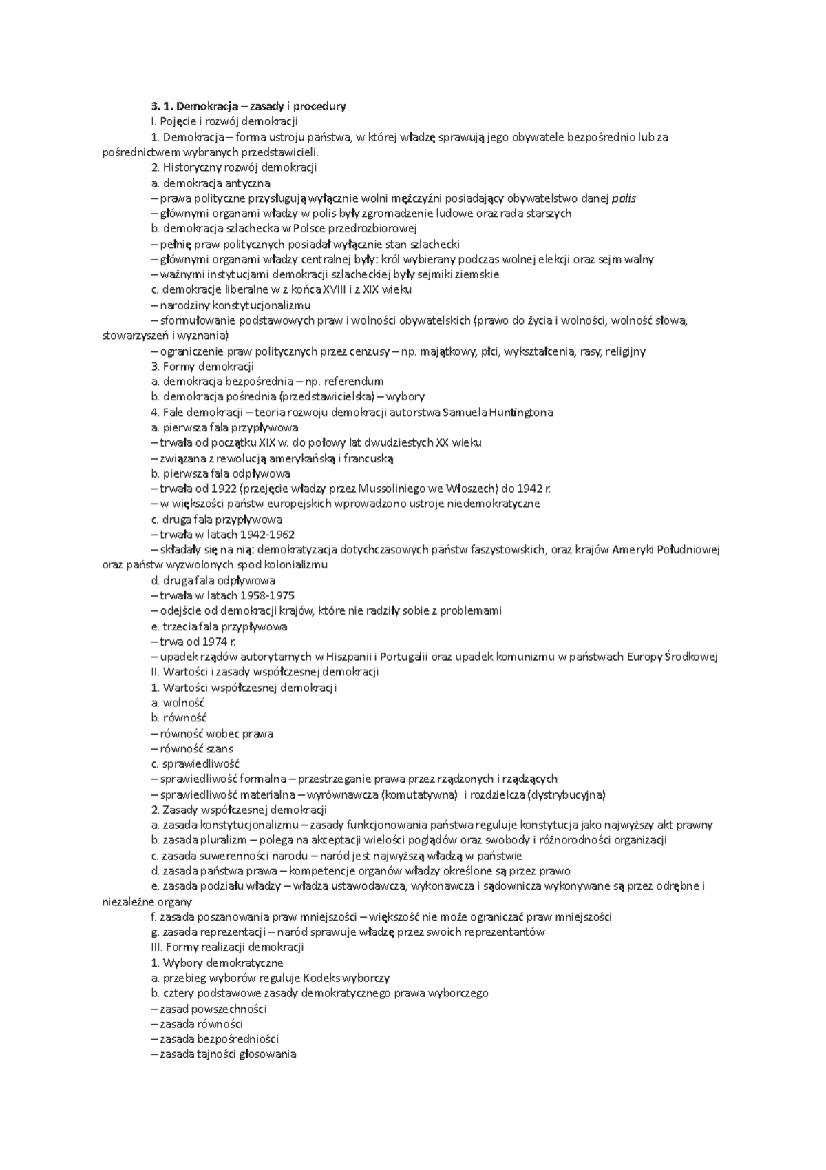 Sprawdzian Wos Modele Demokracji Nowa Era Chomikuj www.studocu.com