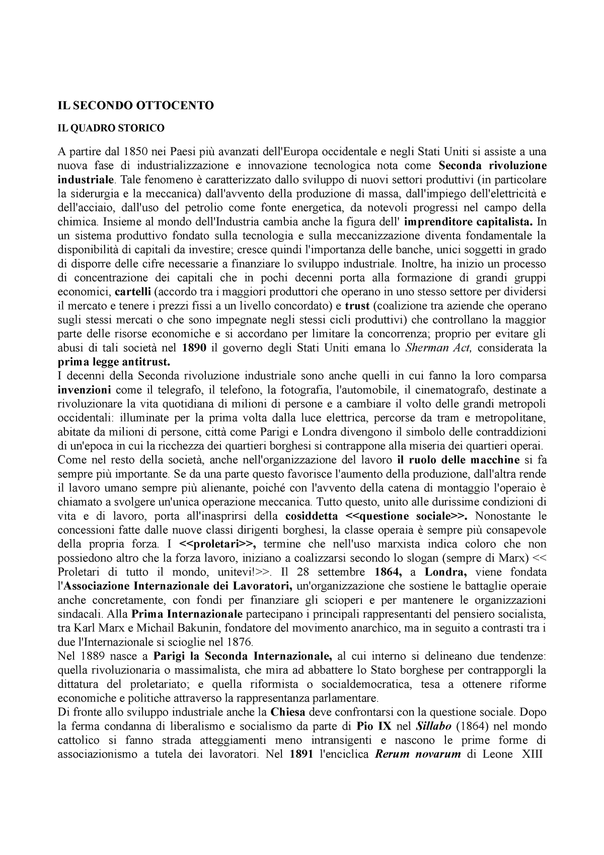 L'italia postunitaria dal 1861 al 1900 - 17 marzo Nasce ufficialmente il  Regno d'Italia. Il re - Studocu