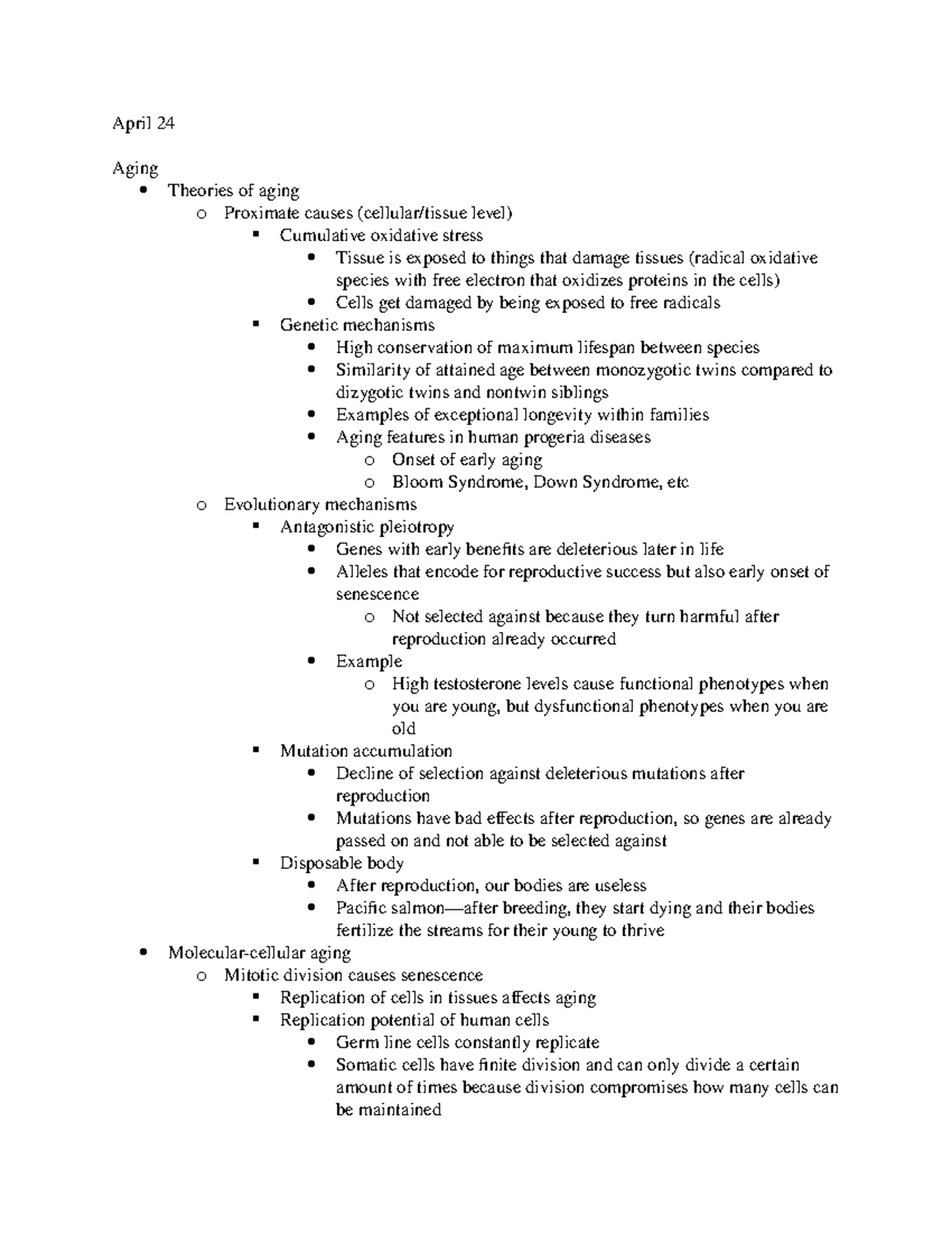 Physiology Of Aging Continued April 24 Aging Theories Of Aging O   Thumb 1200 1553 