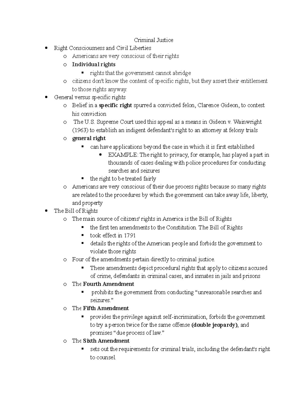 Rights Consciousness and Civil Liberties - General versus specific ...