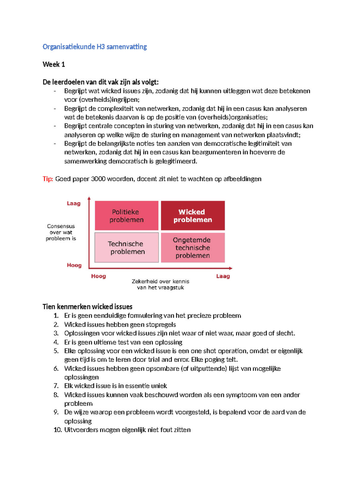 Organisatiekunde H4 Samenvatting - Organisatiekunde H3 Samenvatting ...