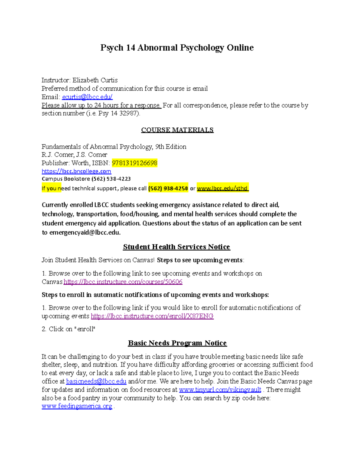 Psy 14 Syllabus (3)-1 - Psych 14 Abnormal Psychology Online Instructor ...