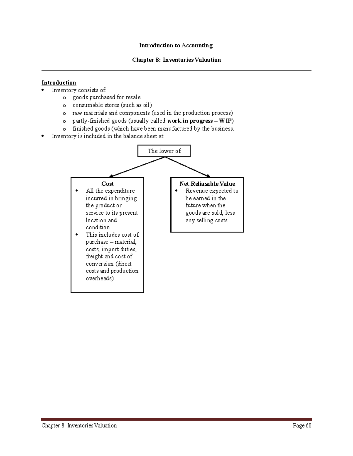 Chp 8 Inventory Valuation - Introduction To Accounting Chapter 8 ...