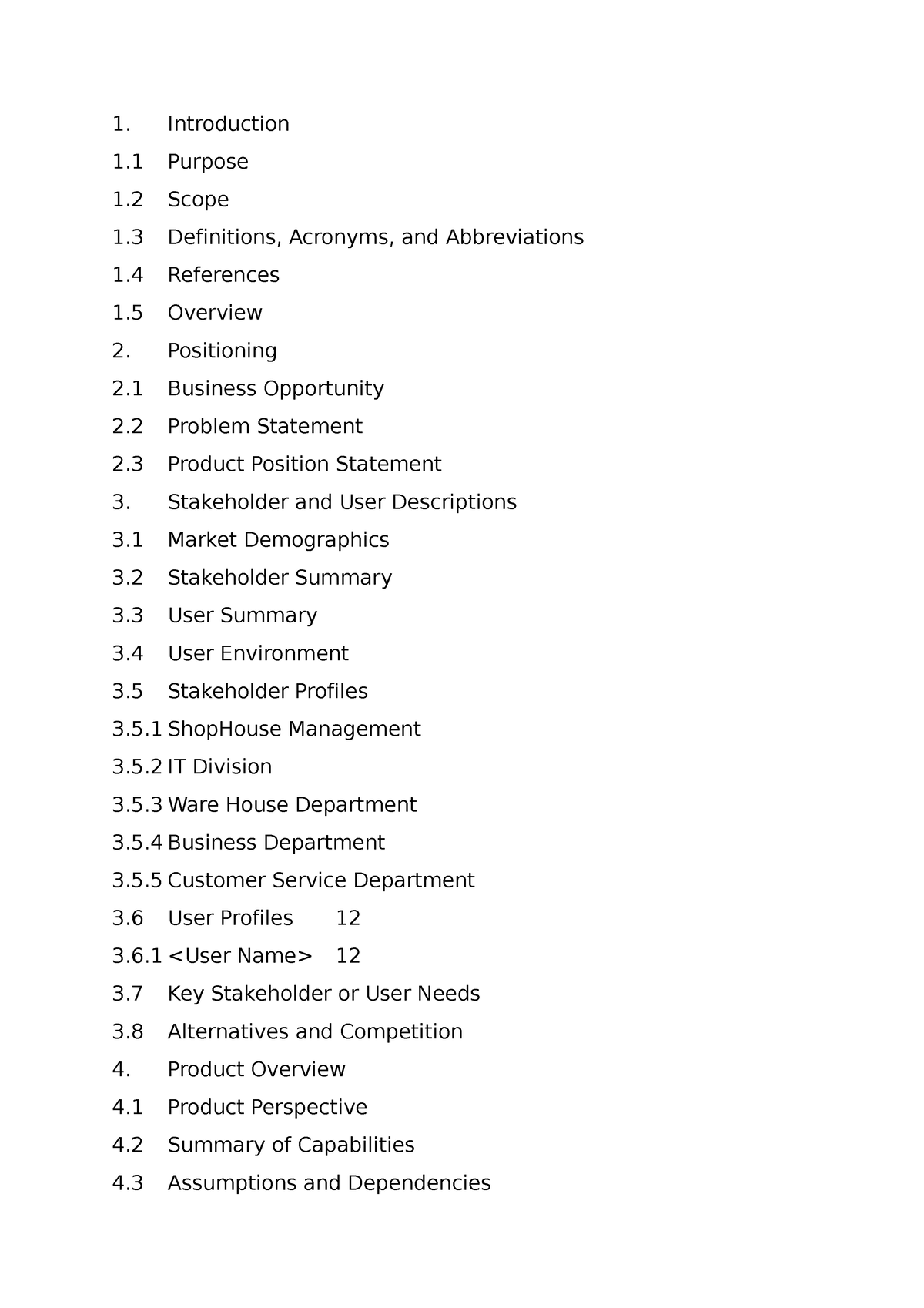 1 - dwdw - Introduction 1 Purpose 1 Scope 1 Definitions, Acronyms, and ...