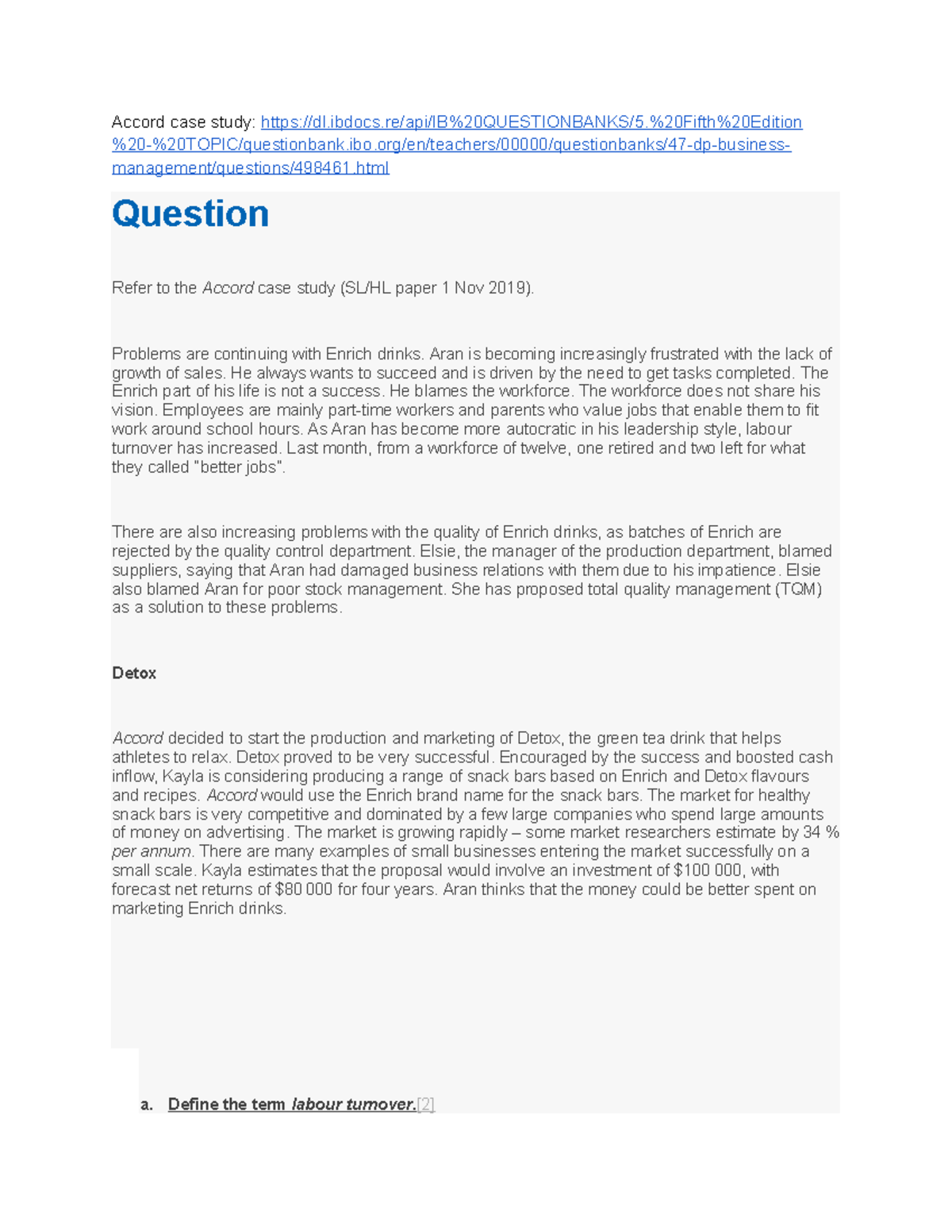 Accord case study ibdocs/api/IB20QUESTIONBANKS/5.20Fifth20Edition