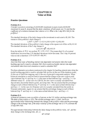 Chapter 7 - CHAPTER 7 Swaps Practice Questions Problem 7. Companies A ...