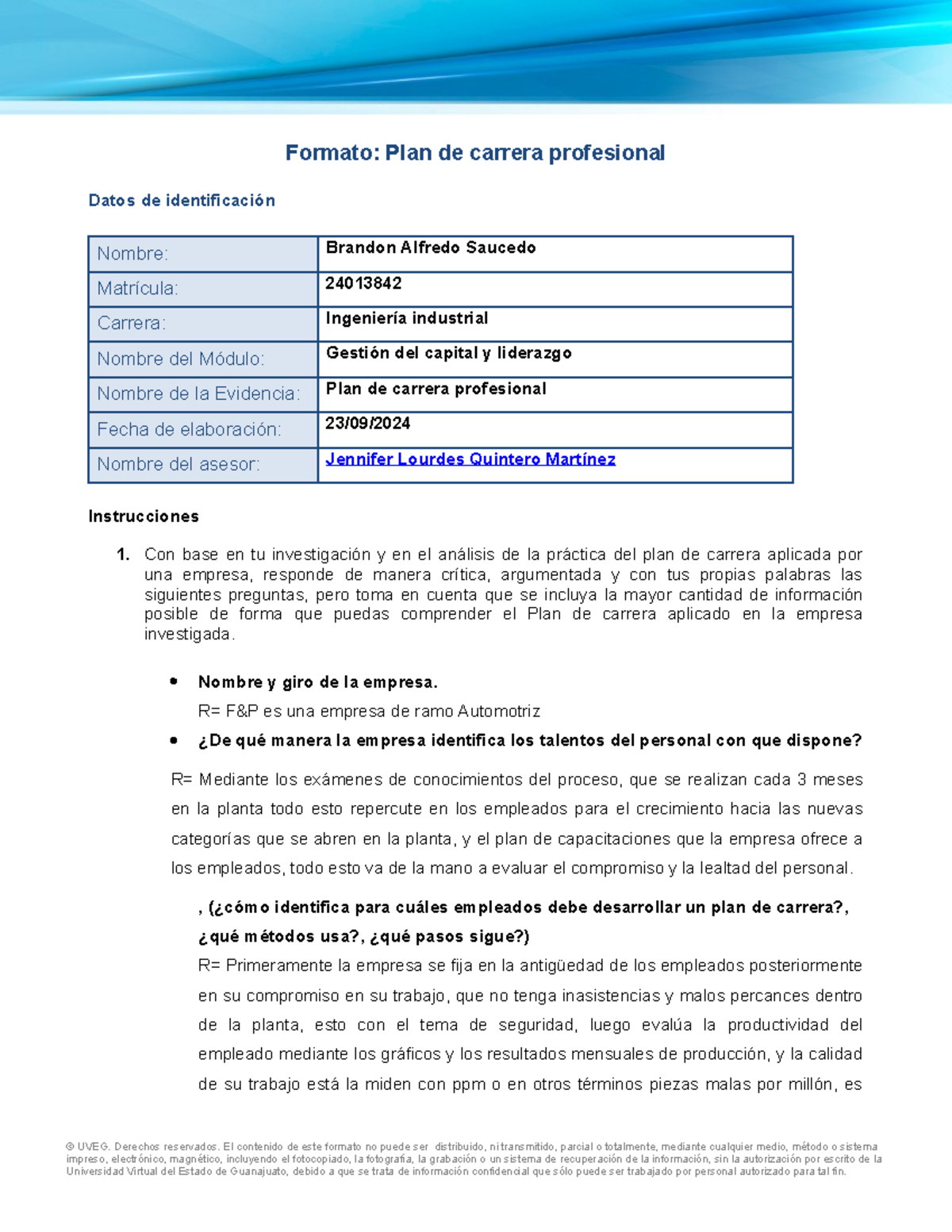 Brandon-raya-plan de carrera - Formato: Plan de carrera profesional ...