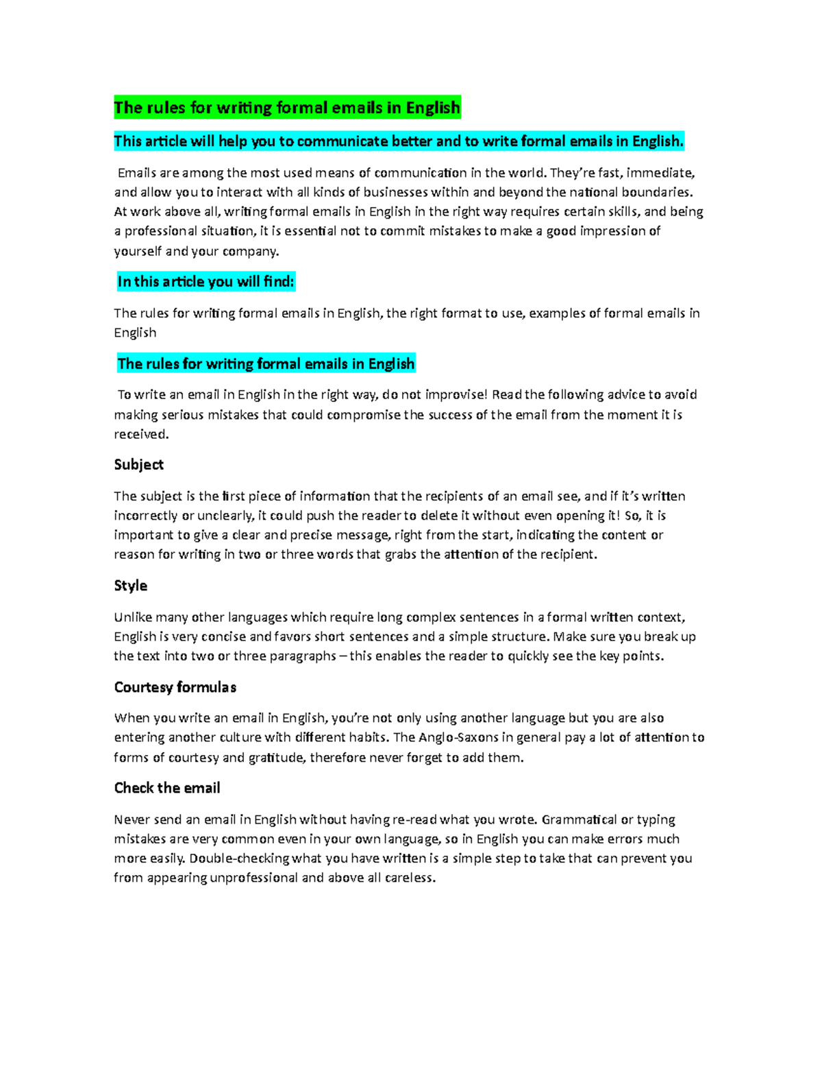 the-rules-for-writing-formal-emails-in-english-the-rules-for-writing