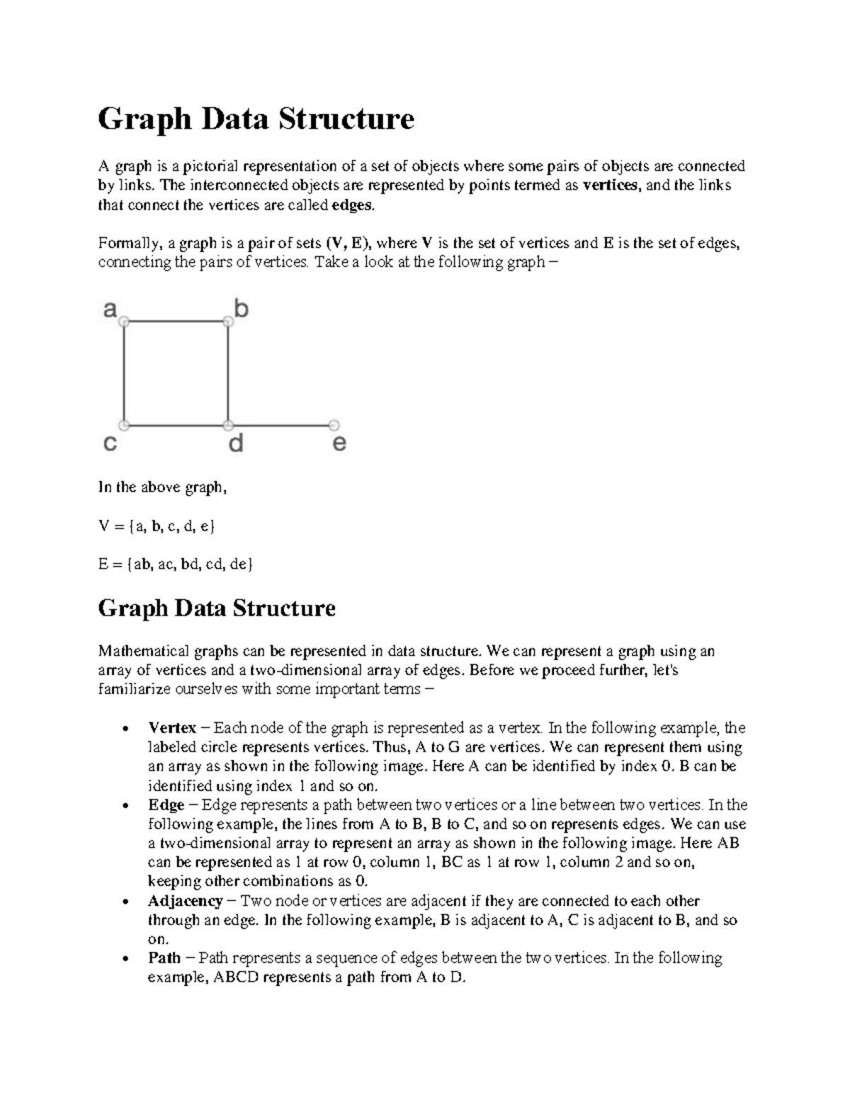 Graph Data Structure Example In C# at Nate Hocking blog