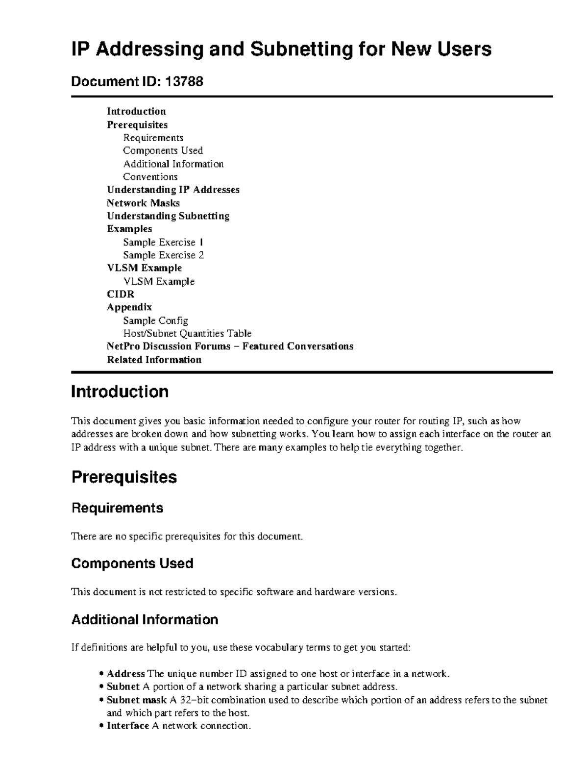 0090 course ip addressing subnetting - IP Addressing and Subnetting for ...