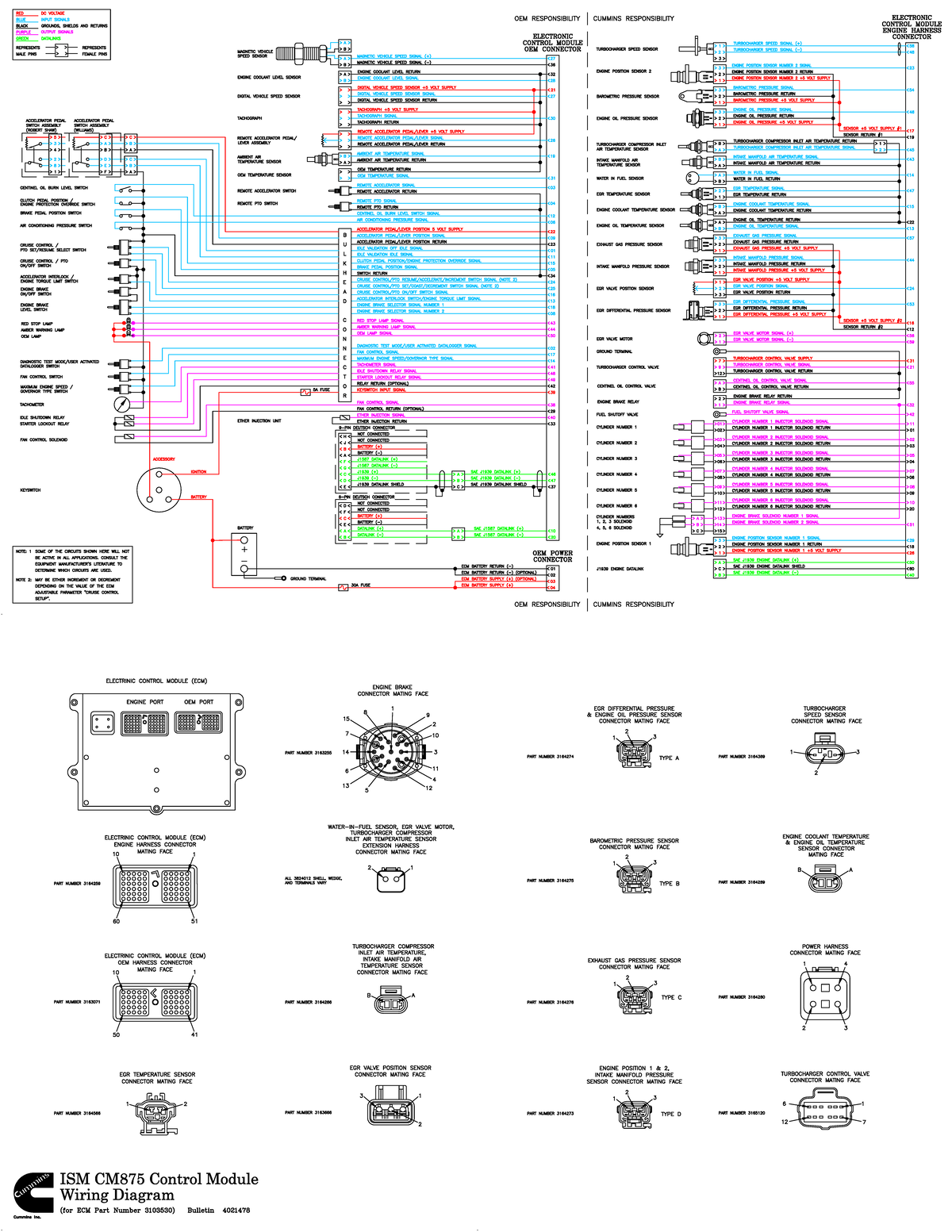 Ism Cm875 4021478 - Excelente. - Dc Voltage Signals Oem Responsib Lity 