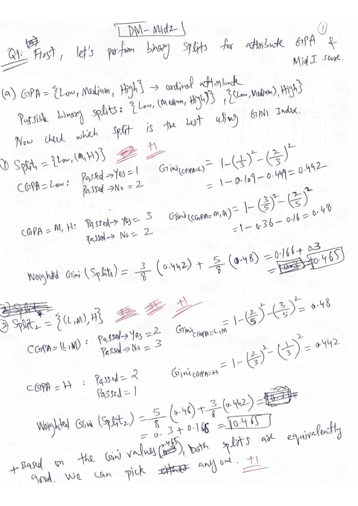 DM Mid-II (Solution) - Data Mining - Studocu