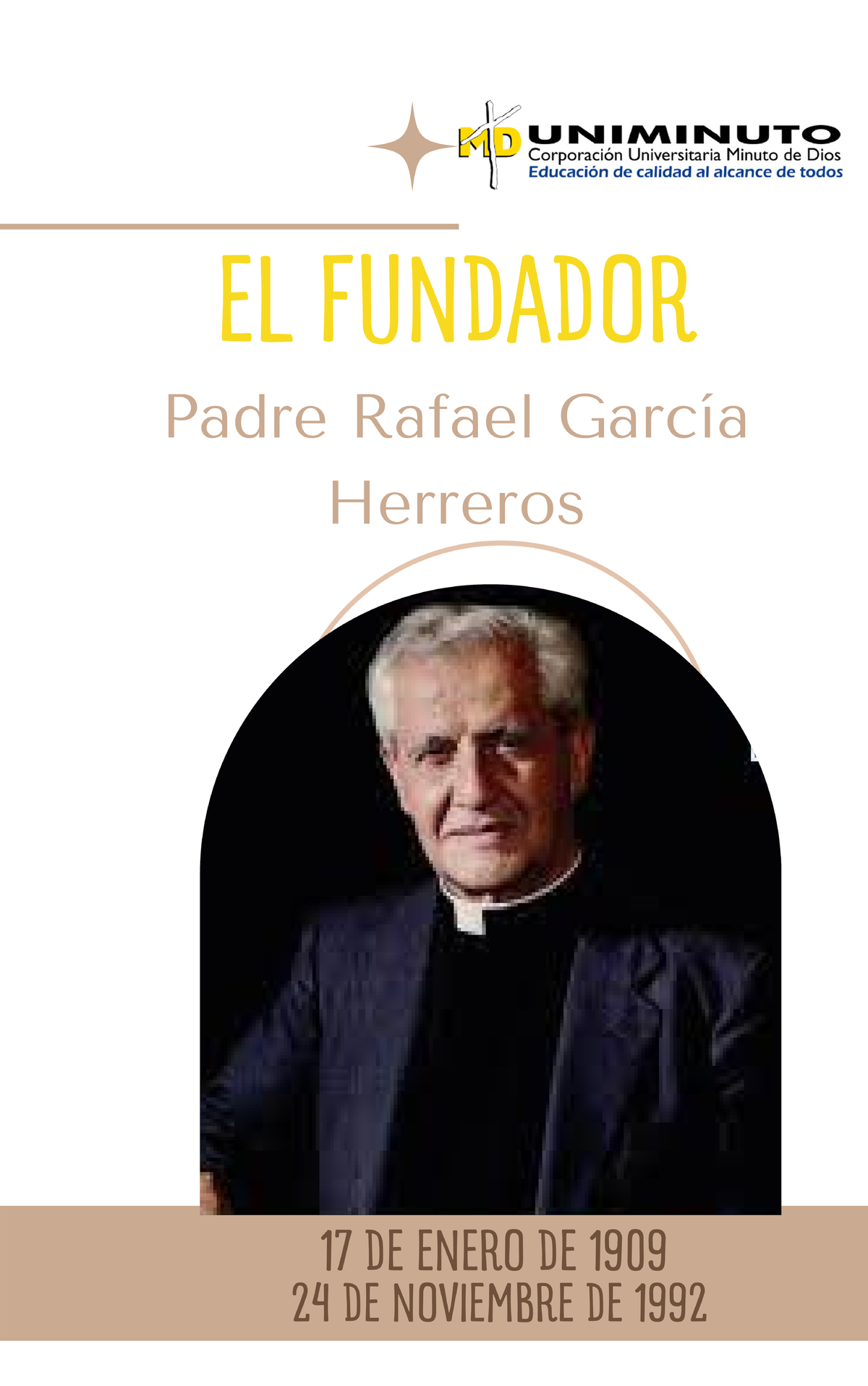 Padre Rafael García Herreros - Catedra Minuto De Dios - Studocu