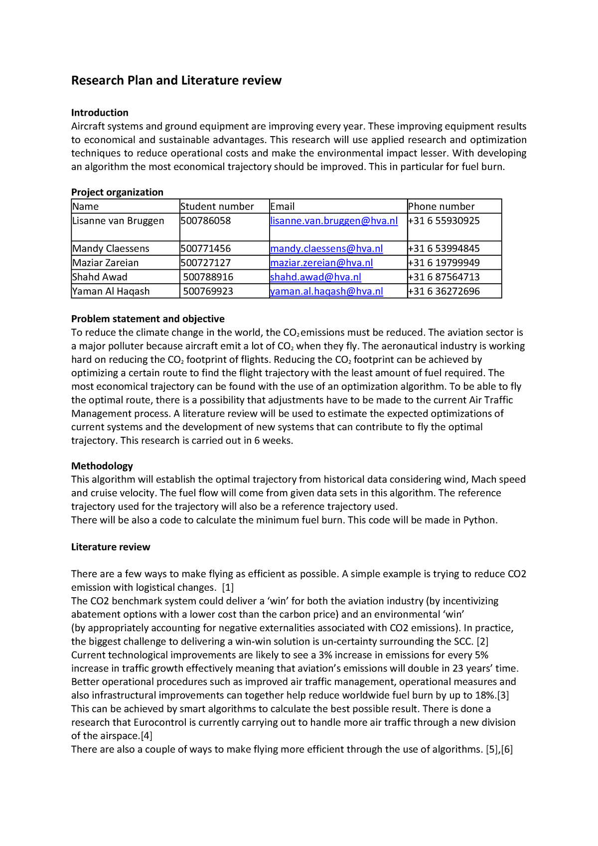 Research Plan And Literature Review Final - Research Plan And ...