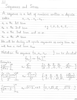 Calc 2 Exam 2 Formulas - MATH 2414 - Studocu