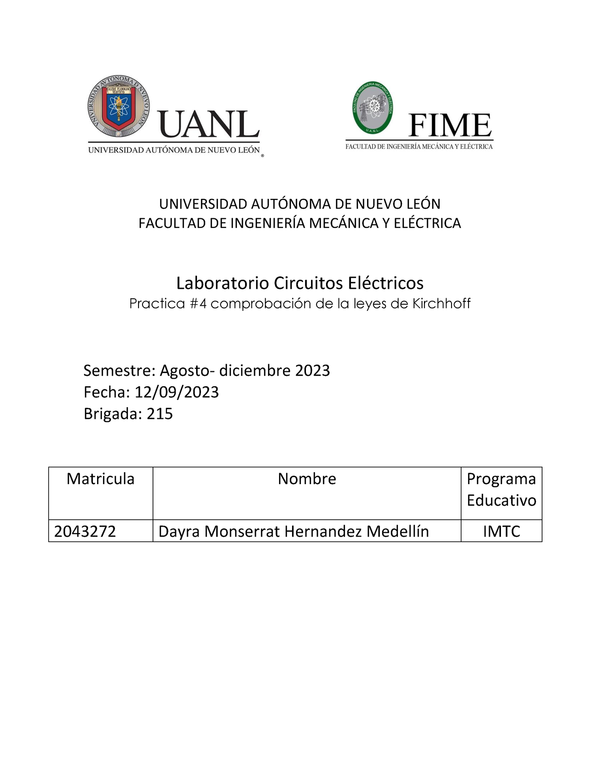 Reporte Y Ensayo Practica 4 Cierele - UNIVERSIDAD AUT”NOMA DE NUEVO LE ...