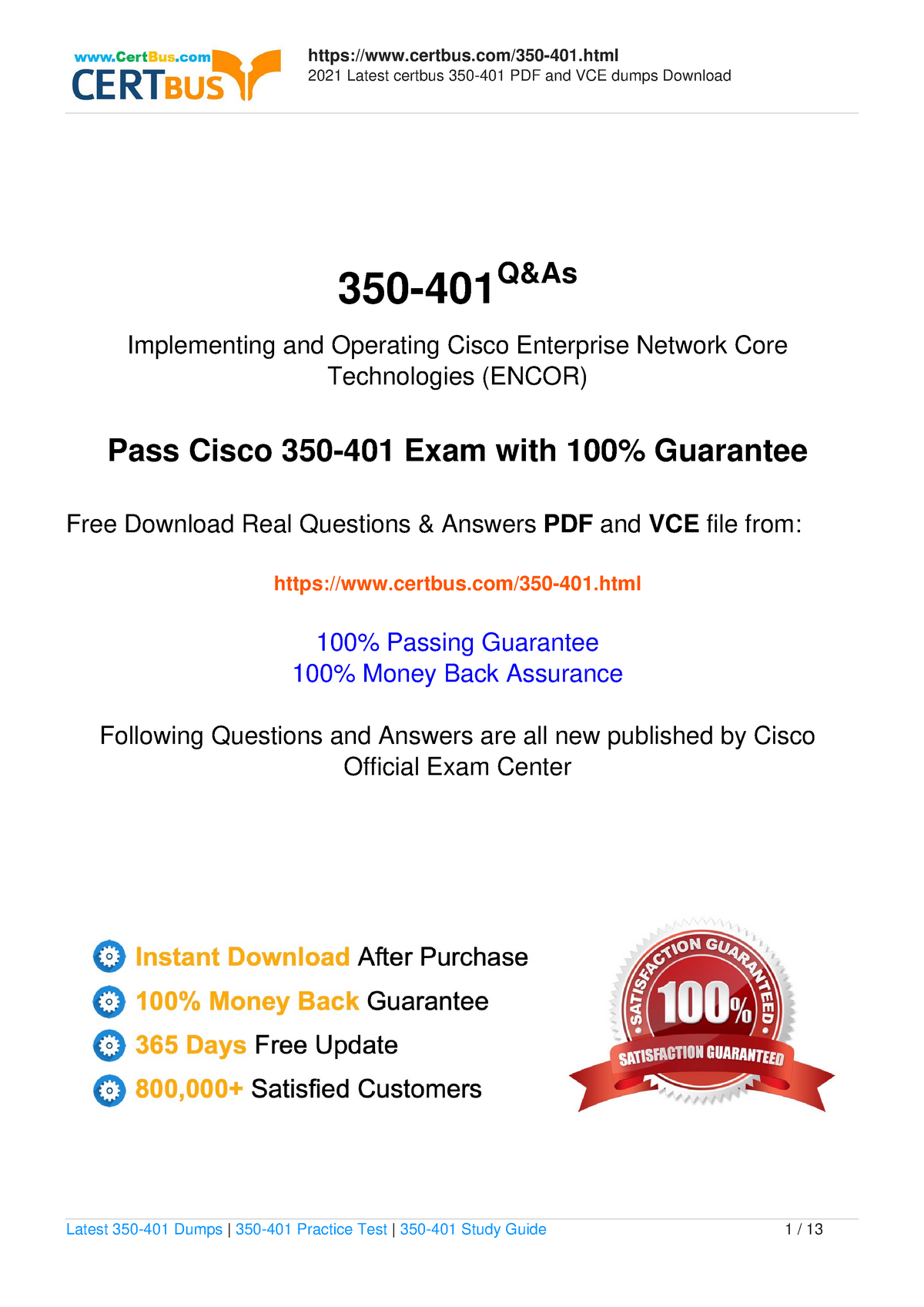 Valid Exam 350-401 Practice