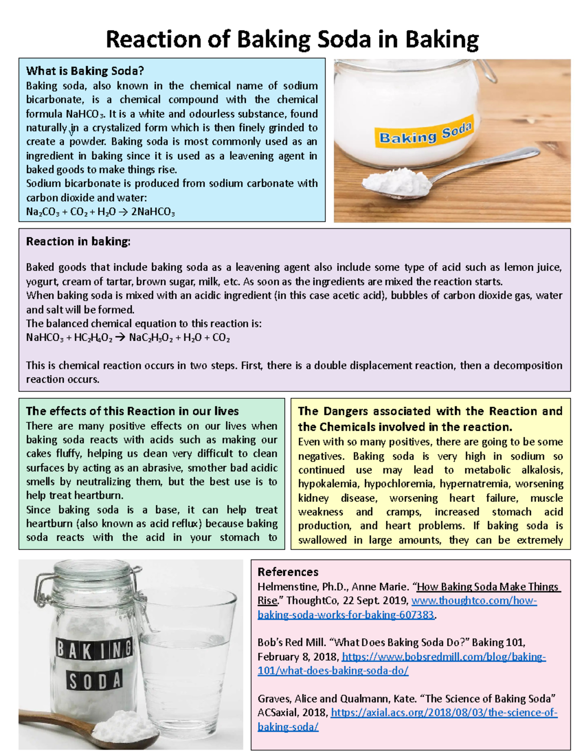 Reaction of baking soda in baking - Reaction of Baking Soda in Baking v ...