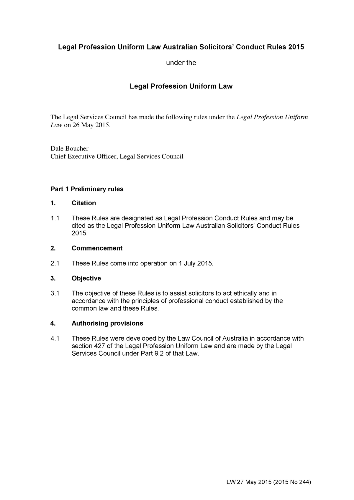 legal-profession-uniform-law-australian-solicitor-s-conduct-rules-2015