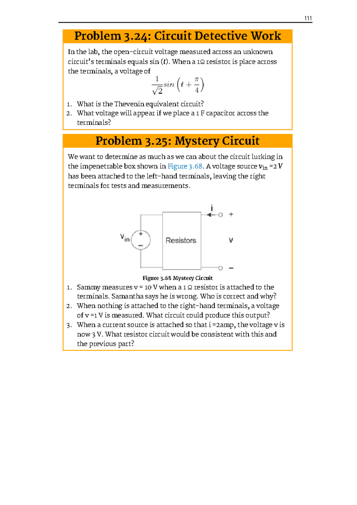 Cde13 jsfjkbaugu Problem 3 Circuit Detective Work In the lab, the opencircuit voltage