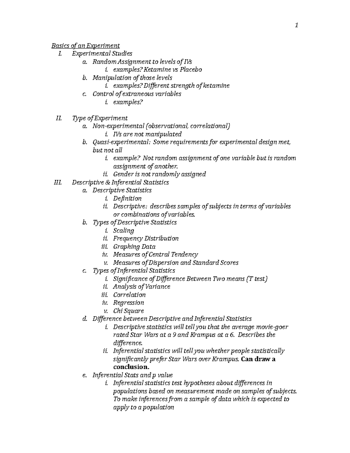 final-statistics-notes-basics-of-an-experiment-i-experimental