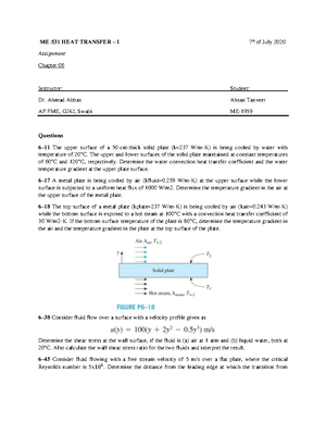 Assignment Chapter 6 Sol
