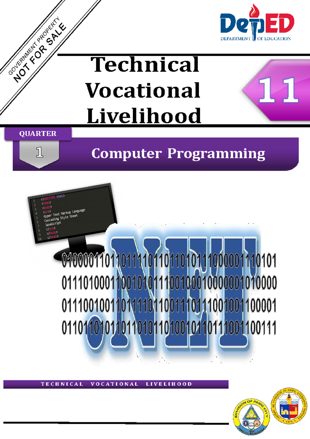 TVL Comprog 11 Q1 M1 ICT MODULE Technical Vocational Livelihood