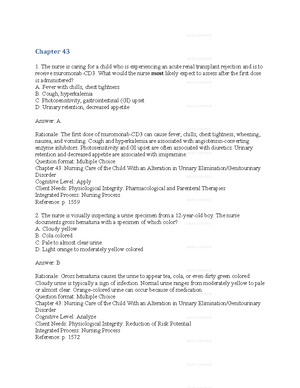 Chapter 47 Nursing Test Bank - Chapter 47 Format: Multiple Choice ...