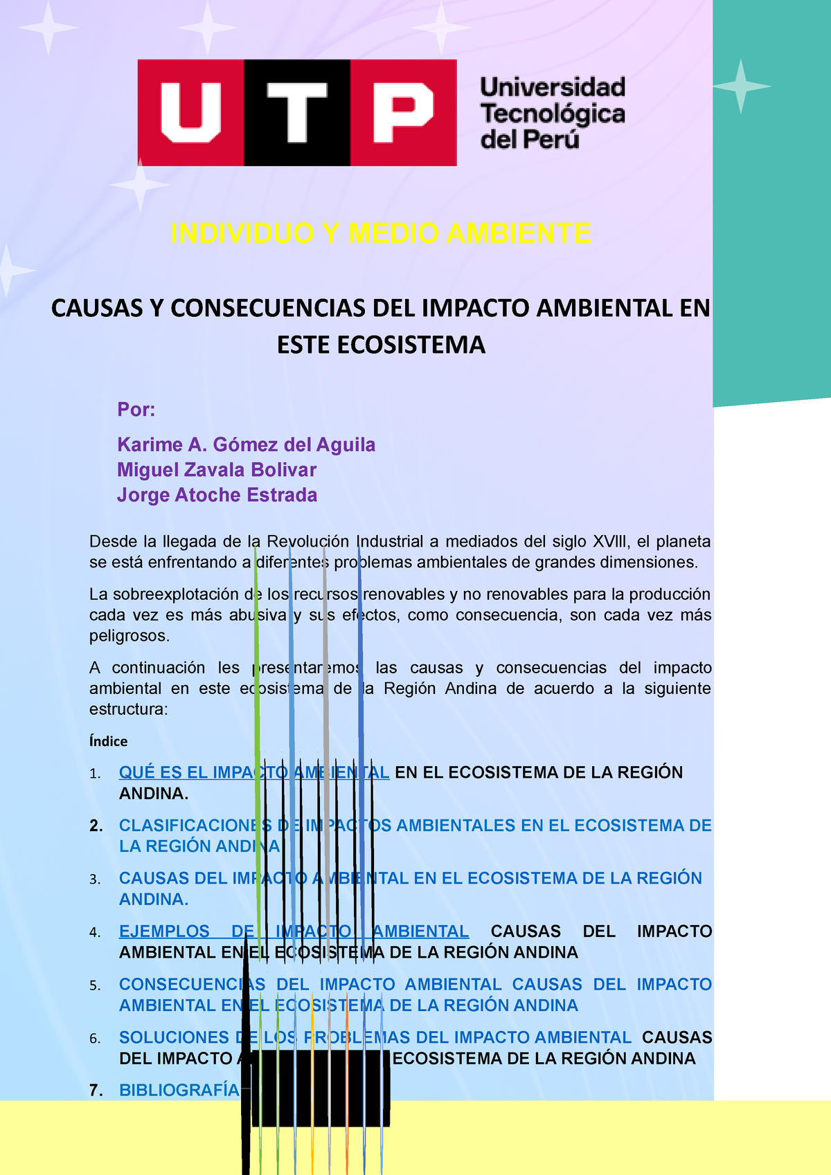 IMA Causas Y Consecuencias Impacto Ambiental - CAUSAS Y CONSECUENCIAS ...