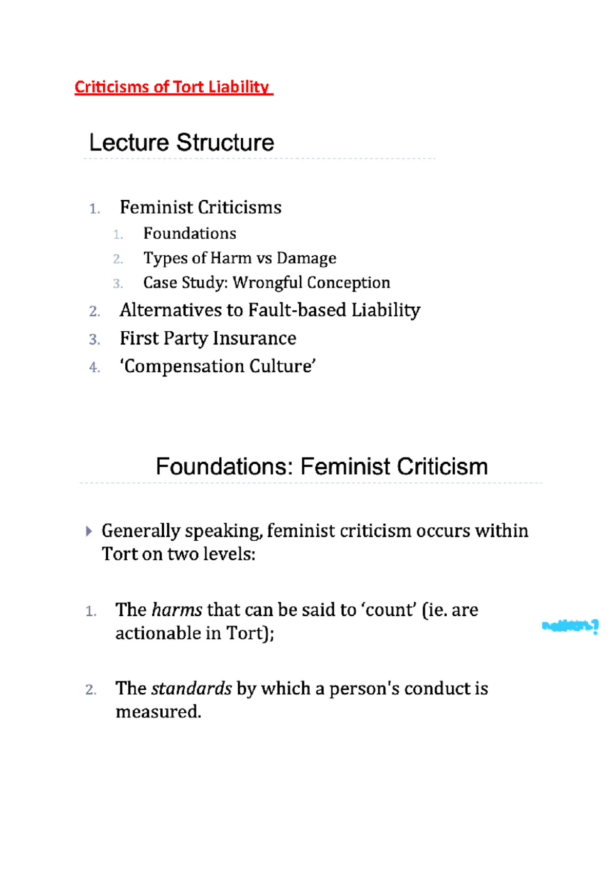 Tl Week 1 2 Wed Monday Tort Law Lecture Notes At University Of Birmingham 08 21222 Studocu Tl Week 1 2 Wed Monday Tort Law Lecture Notes At University Of Birmingham 08 21222 Studocu