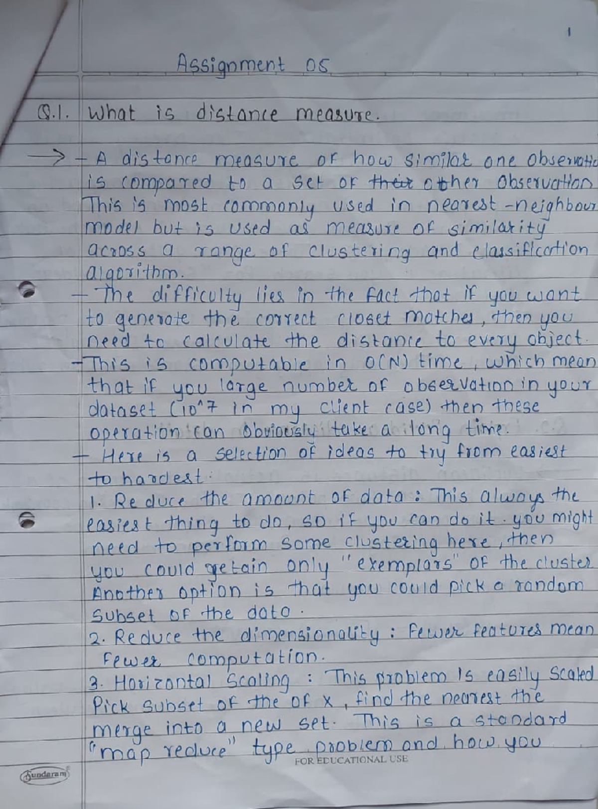 BDA 5 Assignment - BDA - Notes - Assignment 0s Q.). Whot is dhstante ...