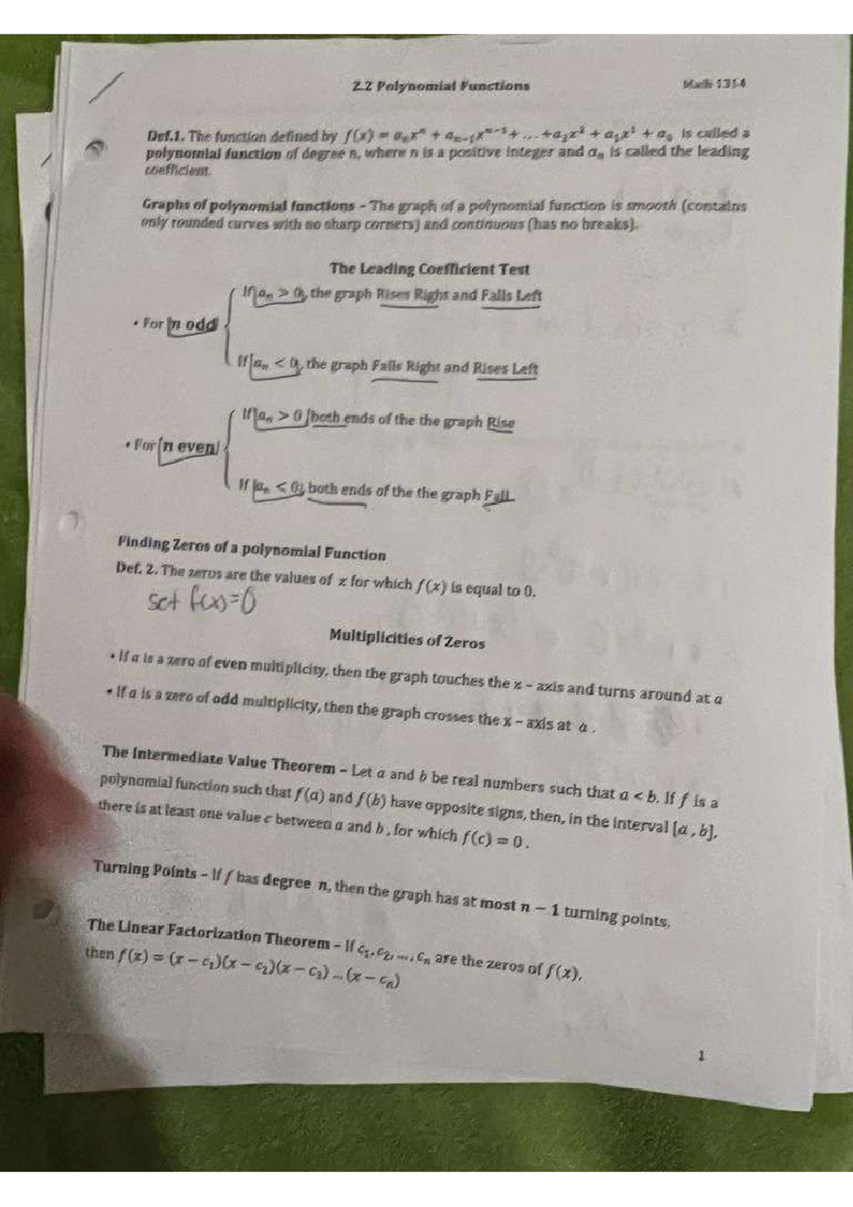Solve different mathematic problems - MATH 1314 - Studocu