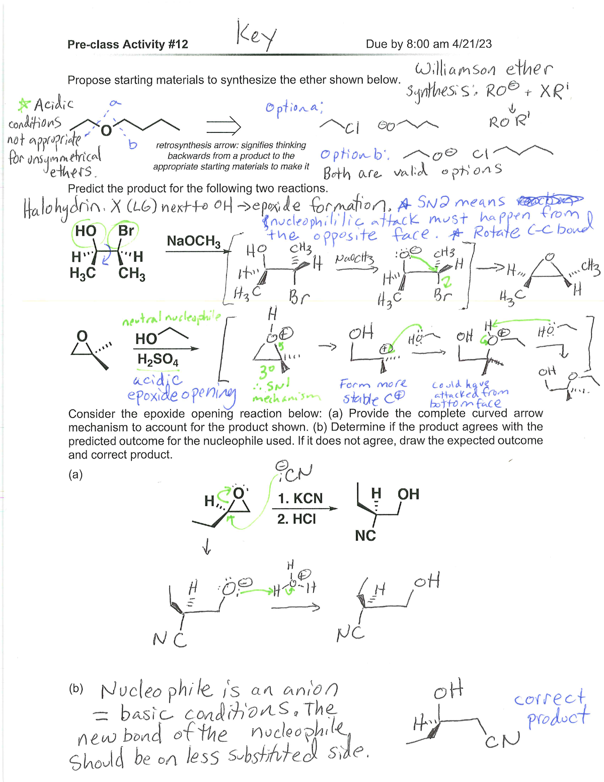 CHEM2323 S23 12 - CHEM 2323 - Studocu