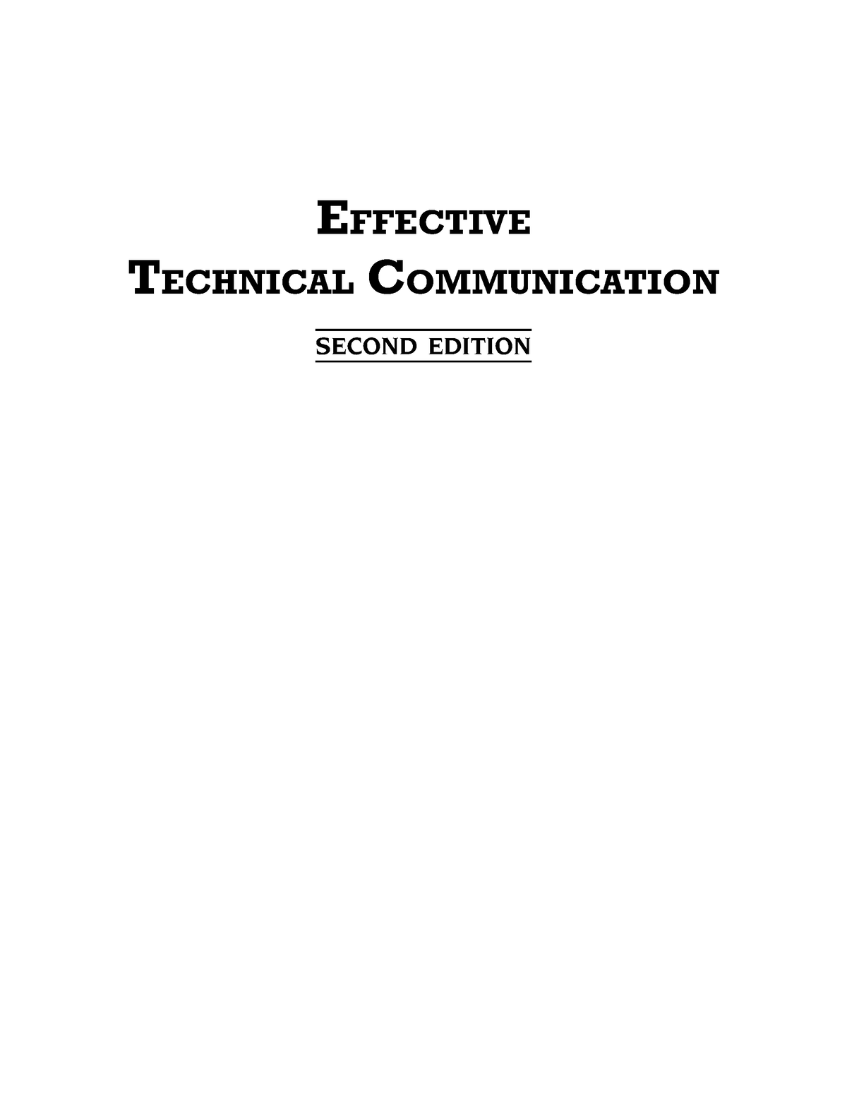 Effective-technical-communication compress - - Studocu