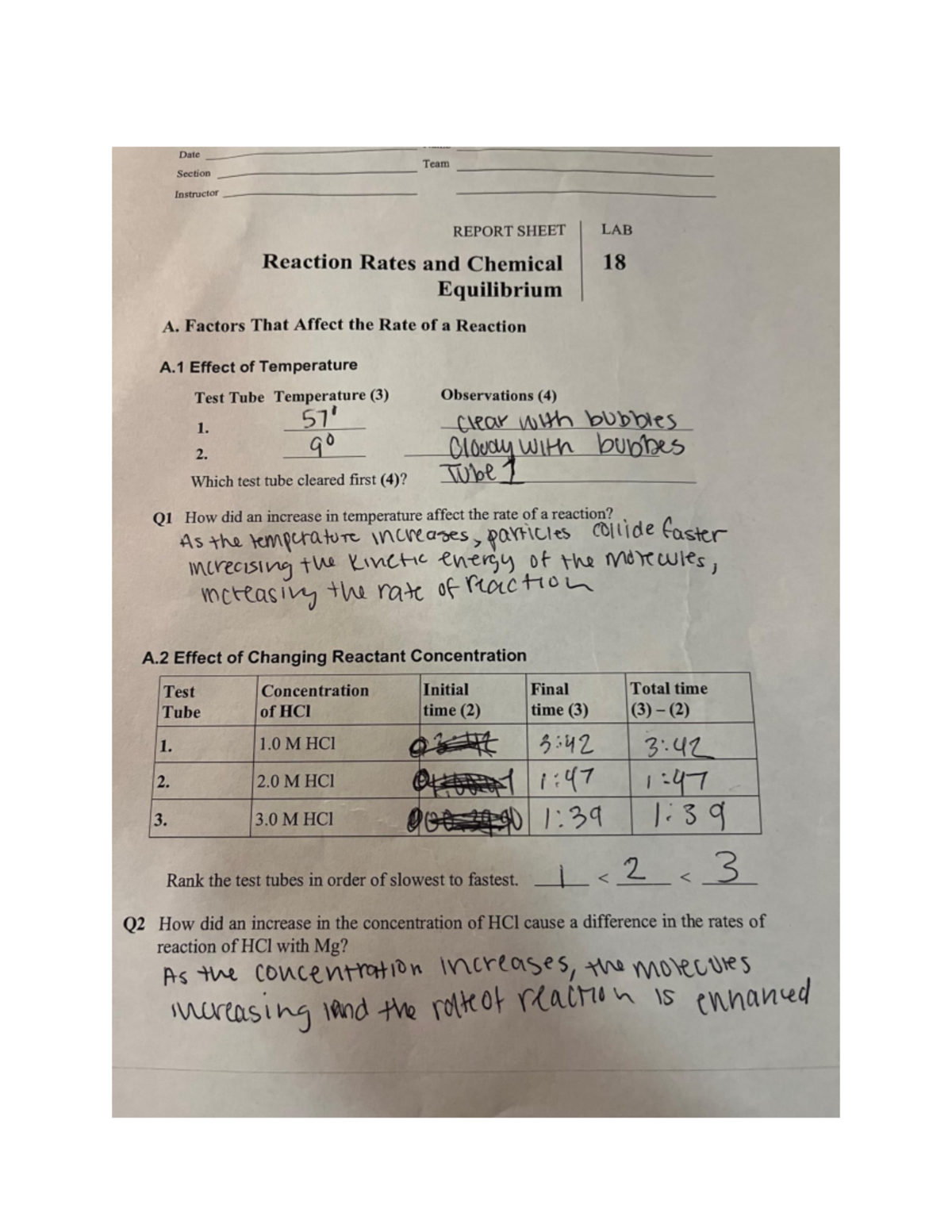 Lab 18 report - Lab conclusion : The primary objectives of this ...
