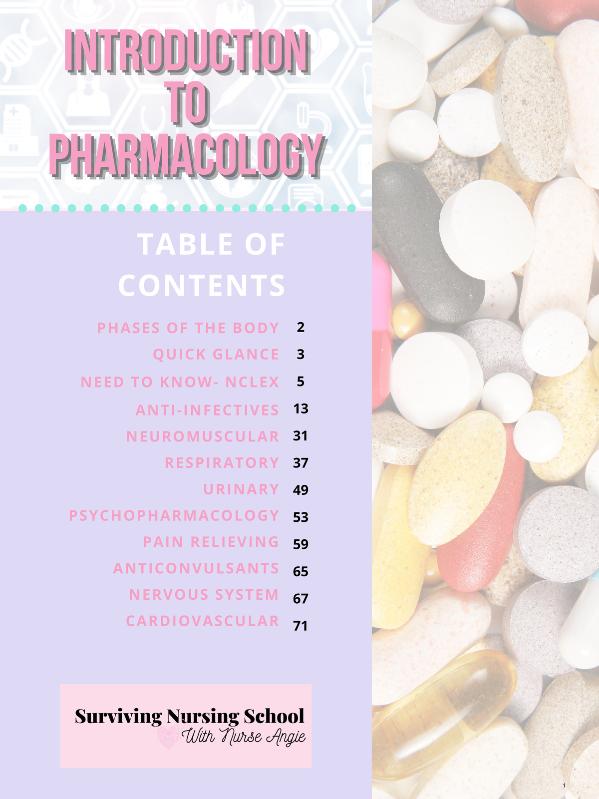 coursework for pharmacy school