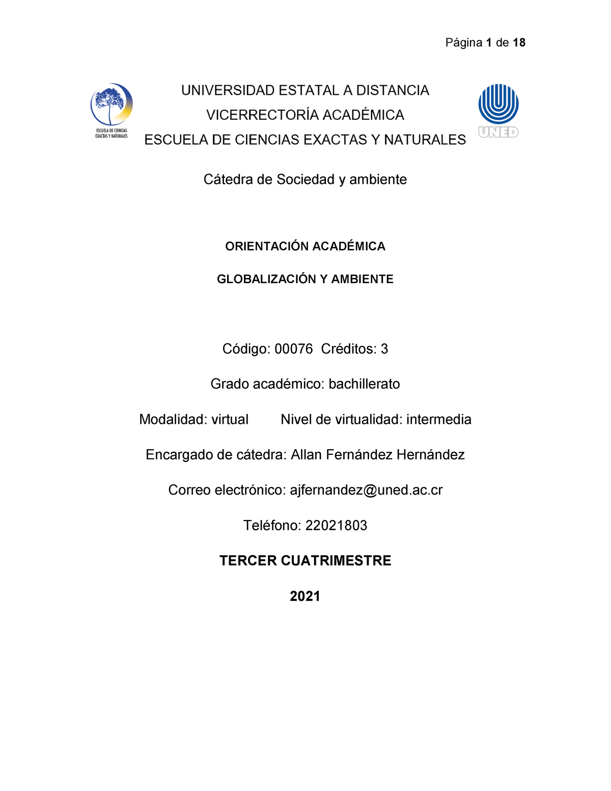 Orientaci N Globalizaci N Y Ambiente Ctedra De Sociedad Y Ambiente