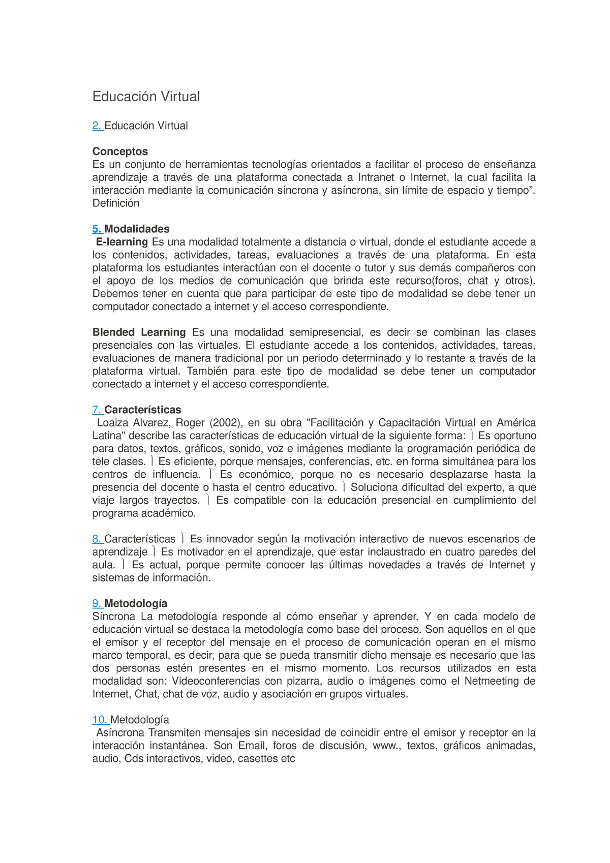 Educacion Virtual Mejor Educaci Virtual Educaci Virtual Conceptos Es Un Conjunto De Herramientas Tecnolog As Orientados Facilitar El Proceso De Ense Anza Studocu