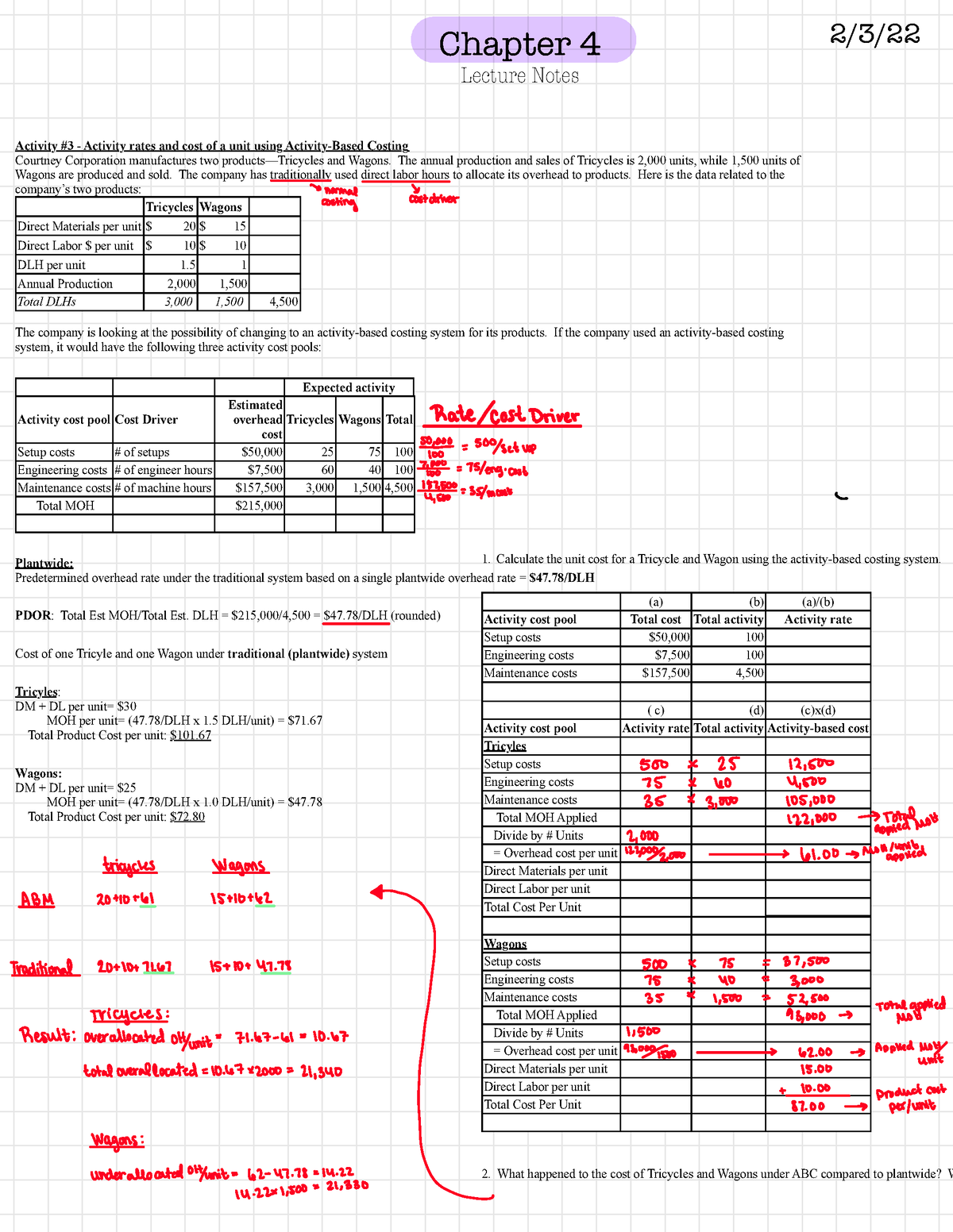 ACC 259 - Chapter 4 Notes And Homework Practice Problems/examples ...