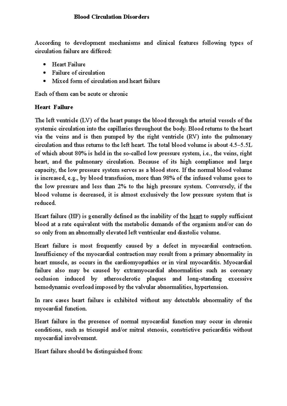 Heart Failure 2019 we when done in lec ture at university of