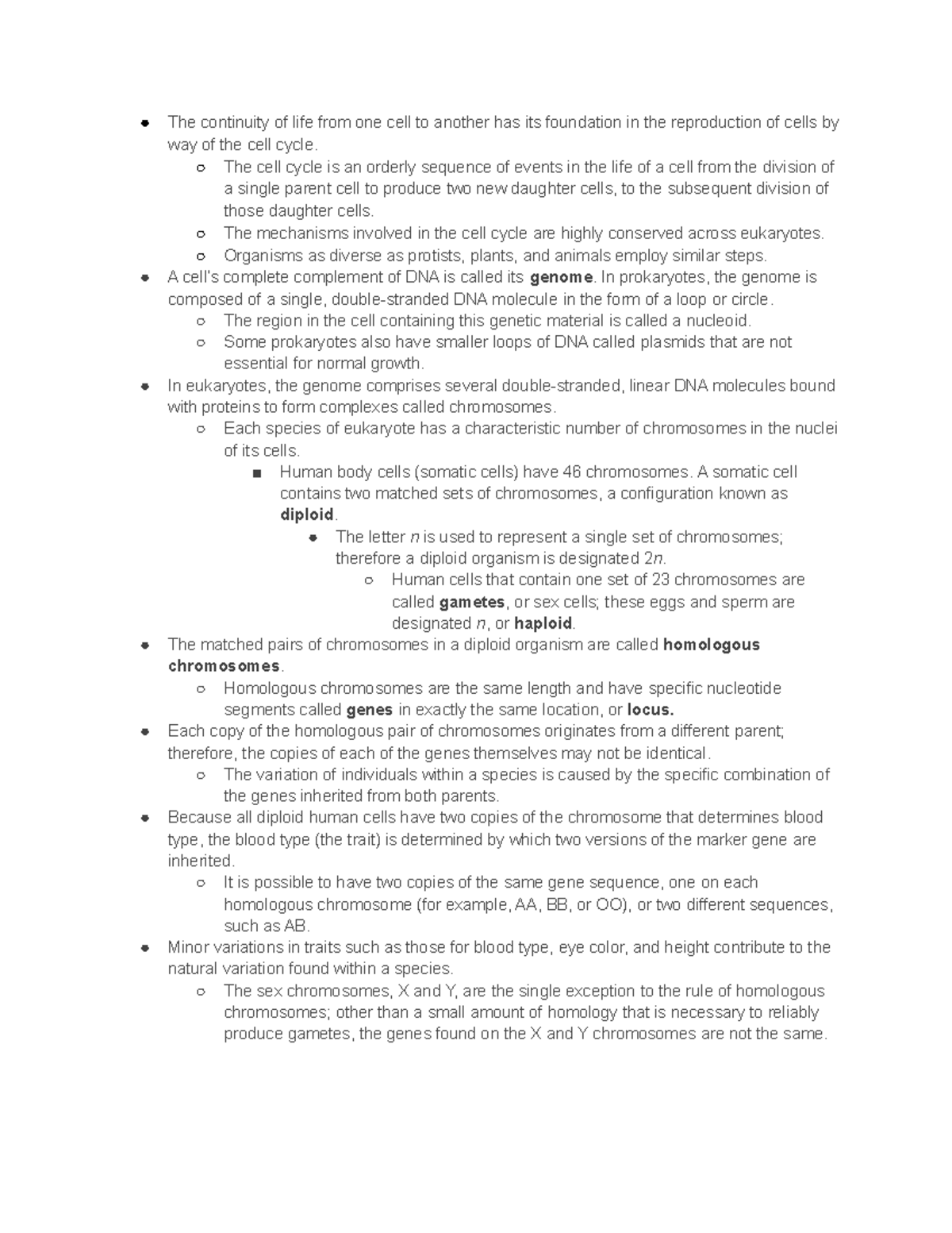 6-1-the-genome-summary-of-chapter-6-1-the-continuity-of-life-from