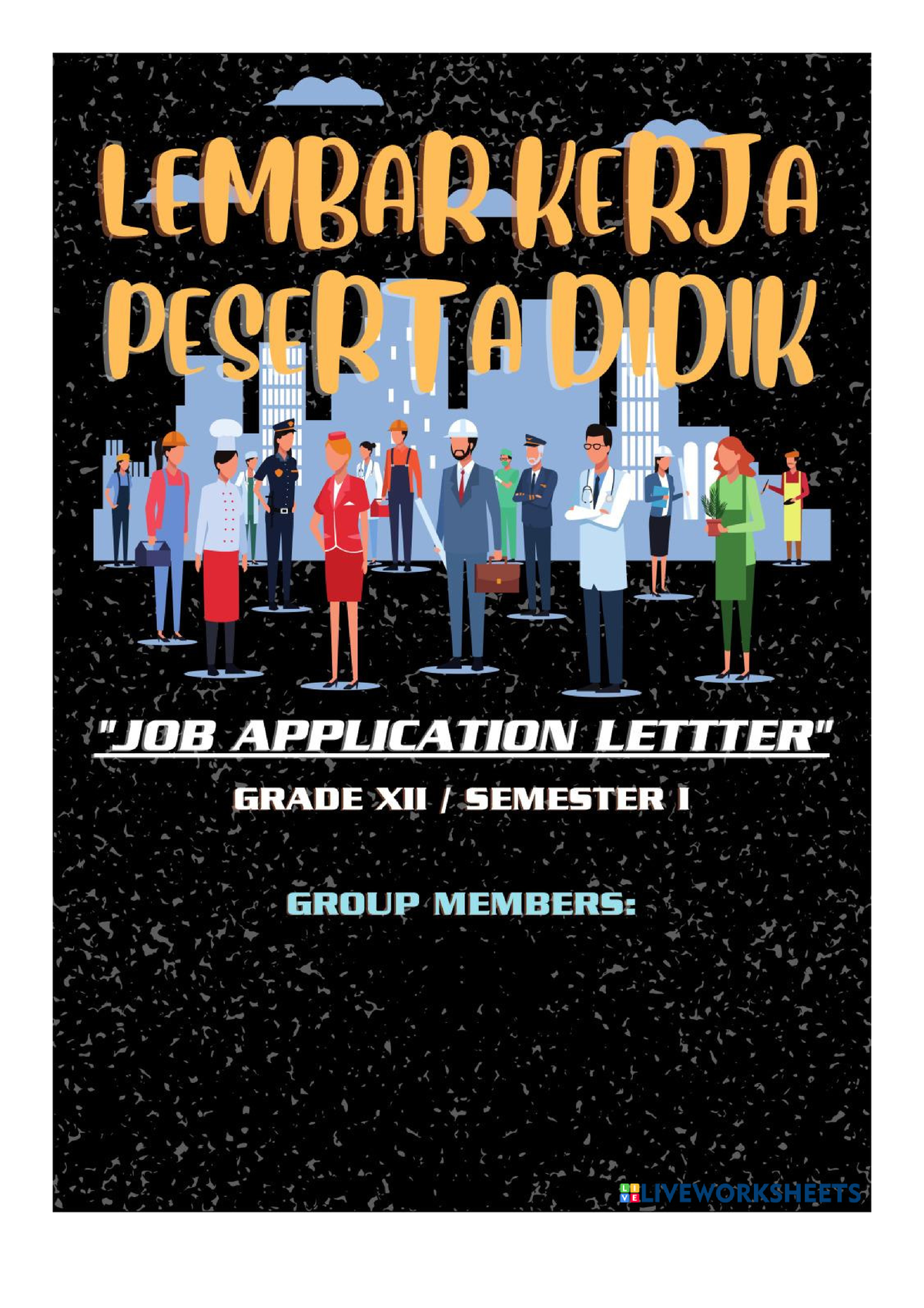 lkpd application letter kelas 12